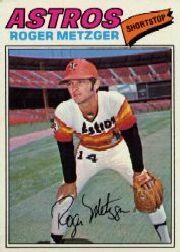 1977 Topps Baseball Cards      481     Roger Metzger